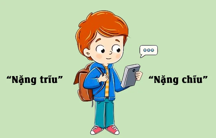 Nặng trĩu hay Nặng chĩu từ nào viết đúng chính tả?