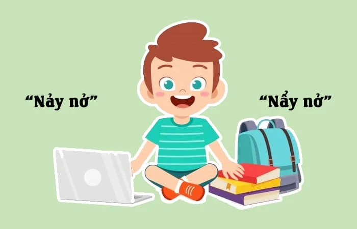 Nảy nở hay Nẩy nở đâu là từ viết đúng chính tả?