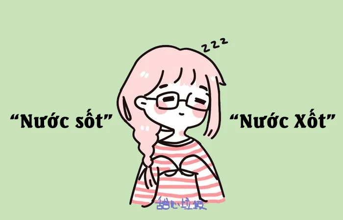 Nước sốt hay Nước xốt từ nào viết đúng chính tả?