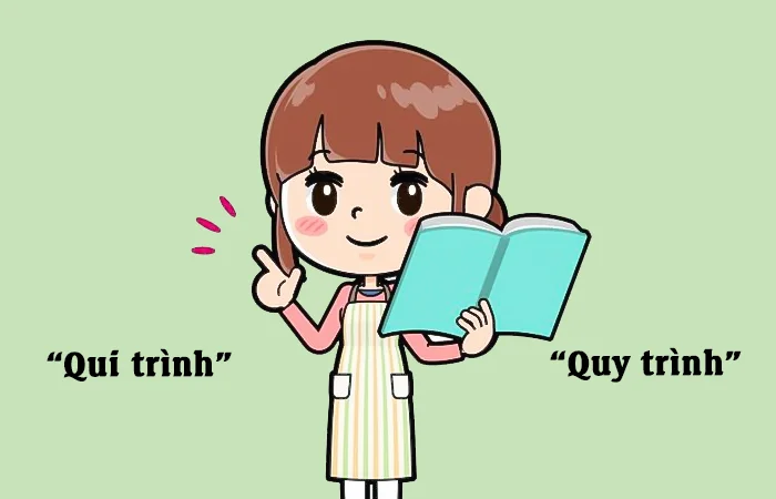 Qui trình hay Quy trình từ nào viết đúng chính tả?
