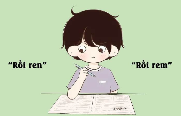 Rối ren hay Rối rem từ nào viết đúng chính tả?