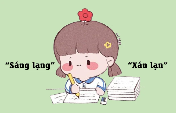 Sáng lạng hay Xán lạn từ nào viết đúng chính tả?