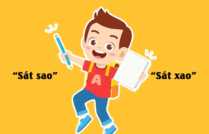 Sát sao hay Sát xao đâu là từ viết đúng chính tả?