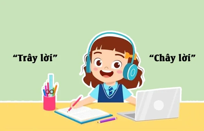 Trây lười hay Chây lười từ nào viết đúng chính tả?