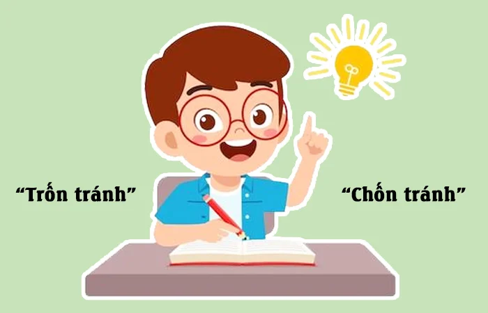 Trốn tránh hay Chốn tránh đâu là từ viết đúng chính tả?