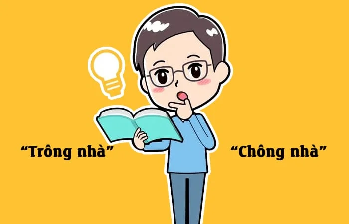 Trông nhà hay Chông nhà từ nào viết đúng chính tả?