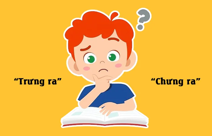 Chưng ra hay Trưng ra đâu là từ viết đúng chính tả?