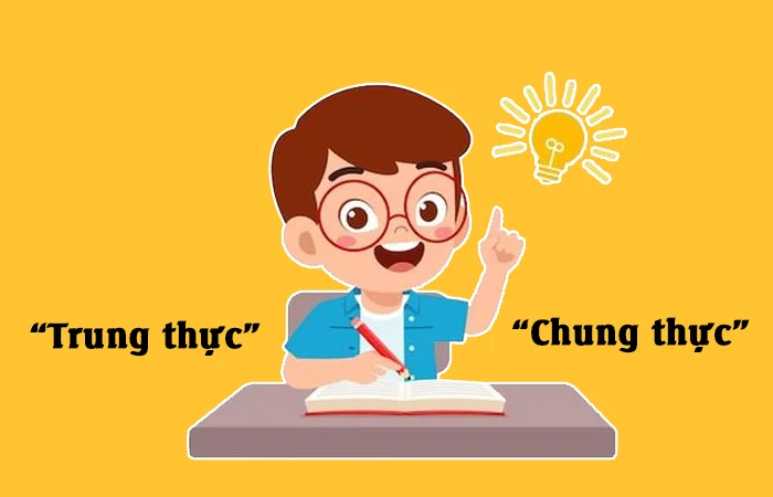 trung thực hay chung thực