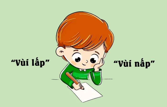 Vùi lấp hay Vùi nấp từ nào viết đúng chính tả?