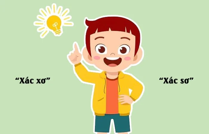 Xác xơ hay Xác sơ đâu là từ viết đúng chính tả?