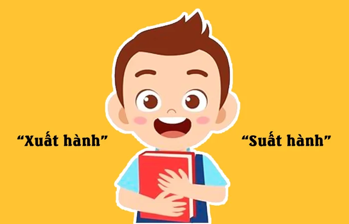 Xuất hành hay Suất hành đâu là từ viết đúng chính tả?