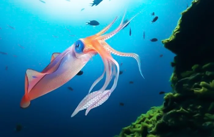 hình ảnh con mực