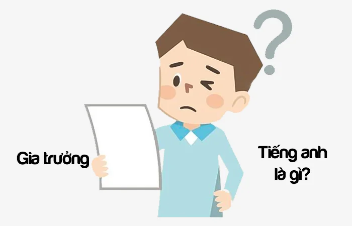 Gia trưởng tiếng Anh là gì