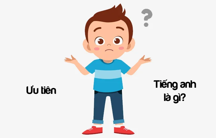 Ưu tiên tiếng Anh là gì? Mức độ ưu tiên tiếng Anh là gì?