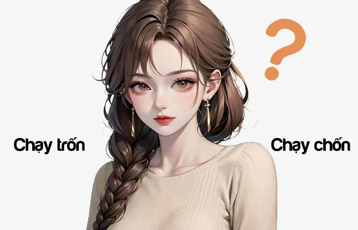 Chạy trốn hay Chạy chốn từ nào viết đúng chính tả?