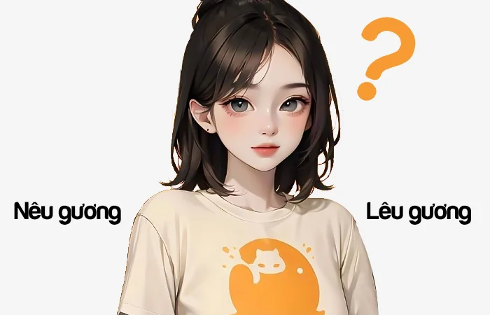 Nêu gương hay Lêu gương đâu là từ viết đúng chính tả?