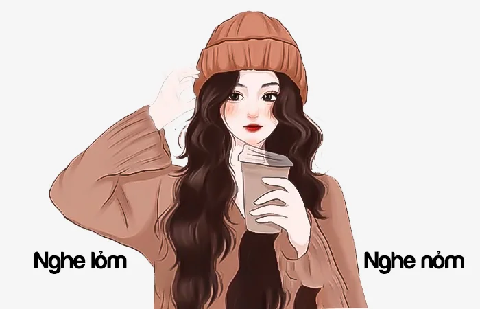 Nghe lỏm hay Nghe nỏm từ nào viết đúng chính tả?