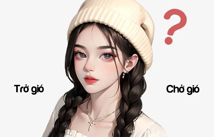 Trở gió hay Chở gió đâu là từ viết đúng chính tả