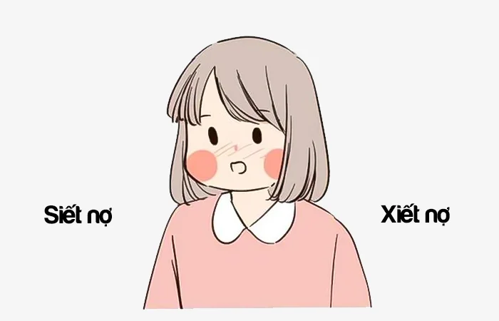 Xiết nợ hay Siết nợ đâu là từ viết đúng chính tả?