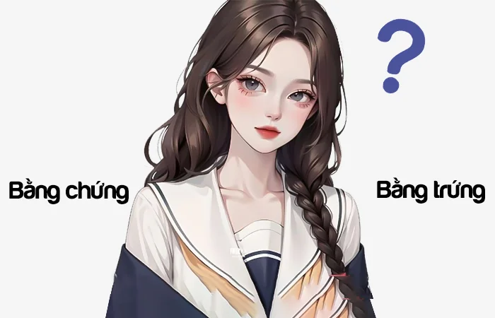 Bằng chứng hay Bằng trứng từ nào viết đúng chính tả?