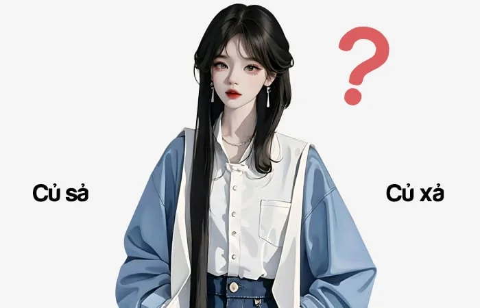 Củ sả hay Củ xả từ nào viết đúng chính tả?