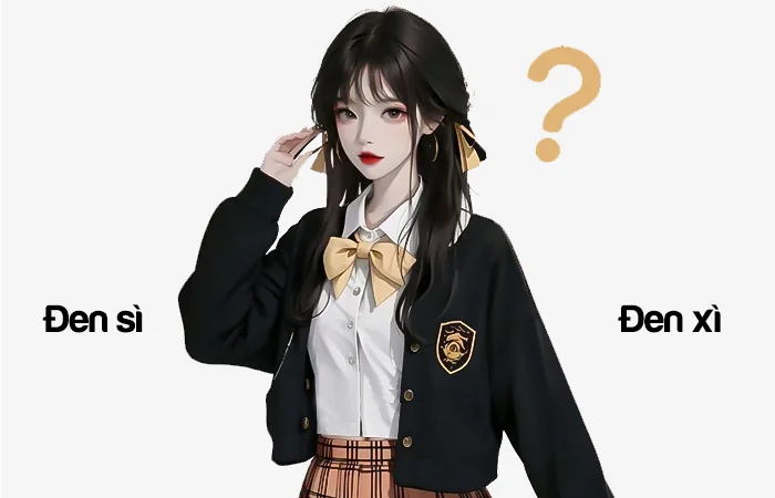 Đen sì hay Đen xì từ nào viết đúng chính tả?