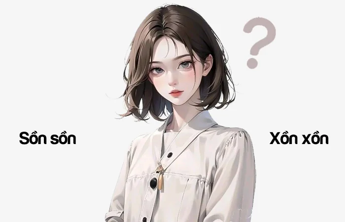 Sồn sồn hay Xồn xồn từ nào viết đúng chính tả?