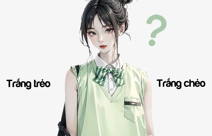 Trắng trẻo hay Trắng chẻo từ nào viết đúng chính tả?