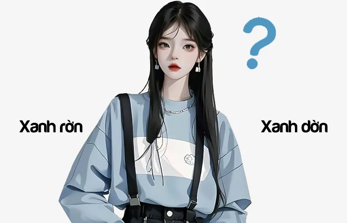 Xanh rờn hay Xanh dờn từ nào viết đúng chính tả?