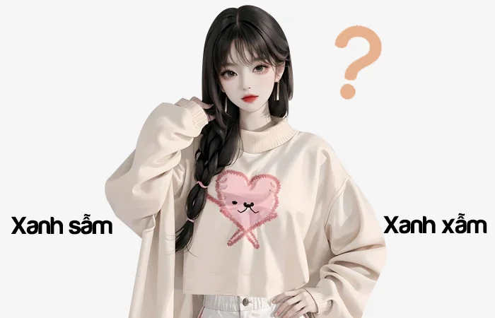 Xanh sẫm hay Xanh xẫm đâu là từ viết đúng chính tả?