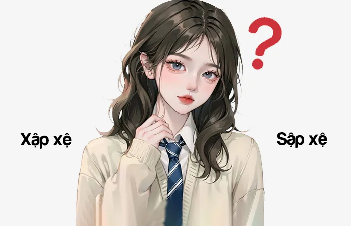 Xập xệ hay Sập xệ đâu là từ viết đúng chính tả?