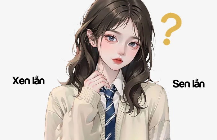 Xen lẫn hay Sen lẫn từ nào viết đúng chính tả