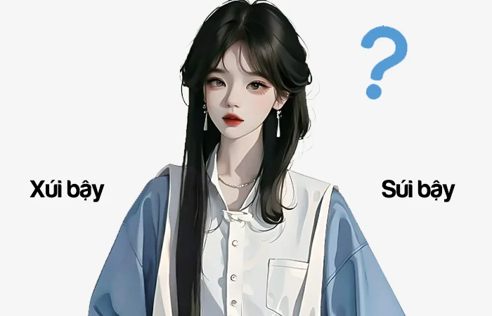 Xúi bậy hay Súi bậy đâu là từ viết đúng chính tả?