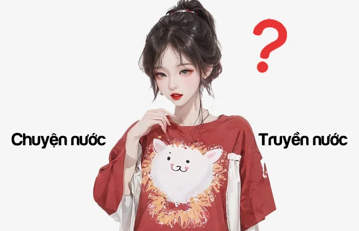 Chuyền nước hay Truyền nước đâu là từ viết đúng chính tả?