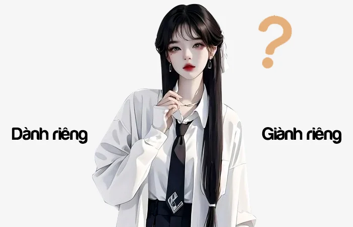 Dành riêng hay Giành riêng đâu là từ viết đúng chính tả?