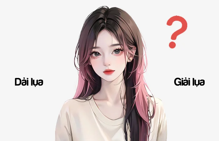 Giải lụa hay Dải lụa đâu là từ viết đúng chính tả?