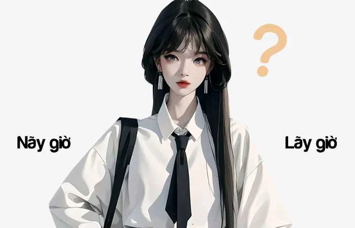 Nãy giờ hay Lãy giờ đâu là từ đã được viết đúng chính tả?