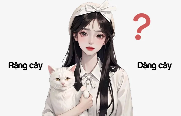 Rặng cây hay Dặng cây từ nào viết đúng chính tả?