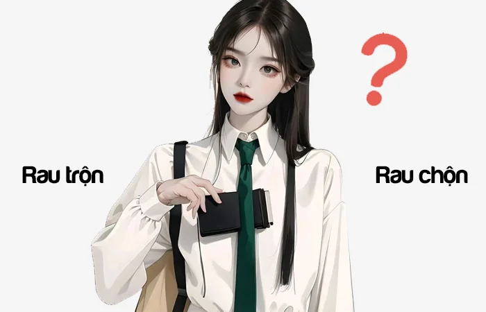 Rau trộn hay Rau chộn từ nào viết đúng chính tả?