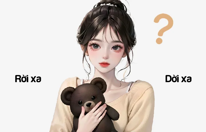 Rời xa hay Dời xa đâu là từ viết đúng chính tả?