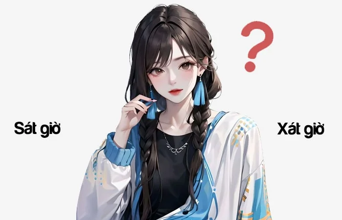 Sát giờ hay Xát giờ đâu là từ viết đúng chính tả?