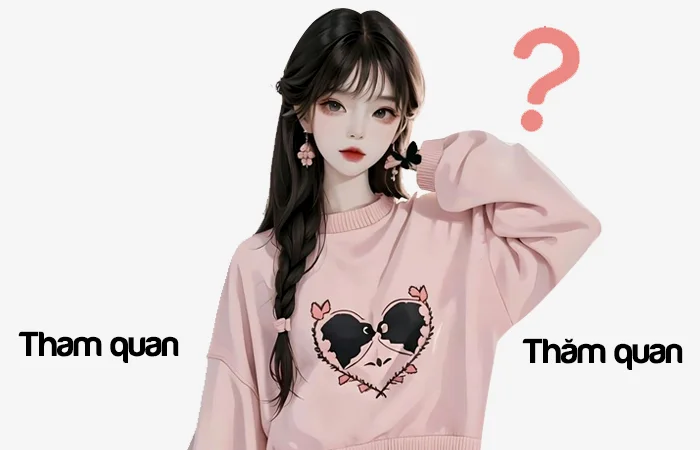 Tham quan hay Thăm quan từ nào viết đúng chính tả?