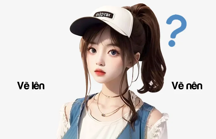 Vẽ lên hay Vẽ nên đâu là từ viết đúng chính tả?