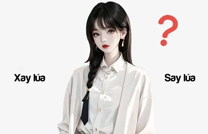 Xay lúa hay Say lúa từ nào viết đúng chính tả?