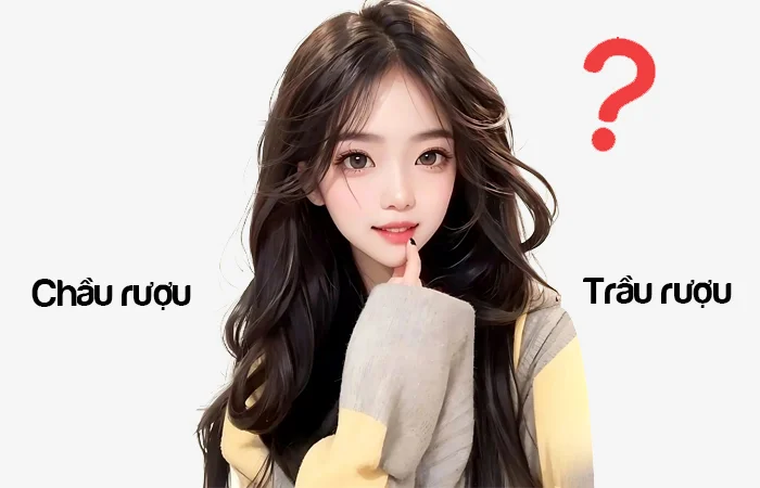 Chầu rượu hay Trầu rượu từ nào viết đúng chính tả