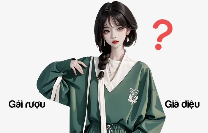 Gái rượu hay Gái diệu đâu là từ viết đúng chính tả?