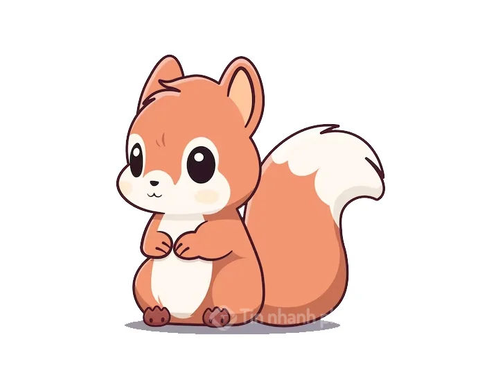 Hình ảnh con sóc hoạt hình