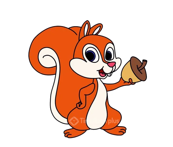 Hình ảnh con sóc hoạt hình