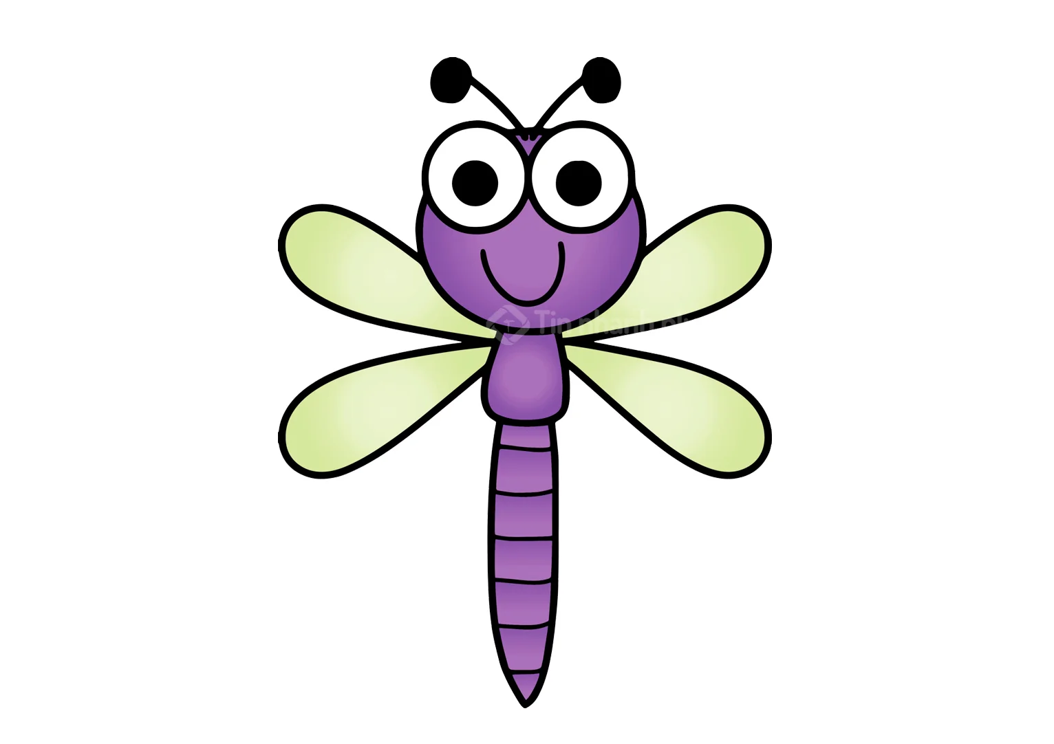 hình vẽ con chuồn chuồn