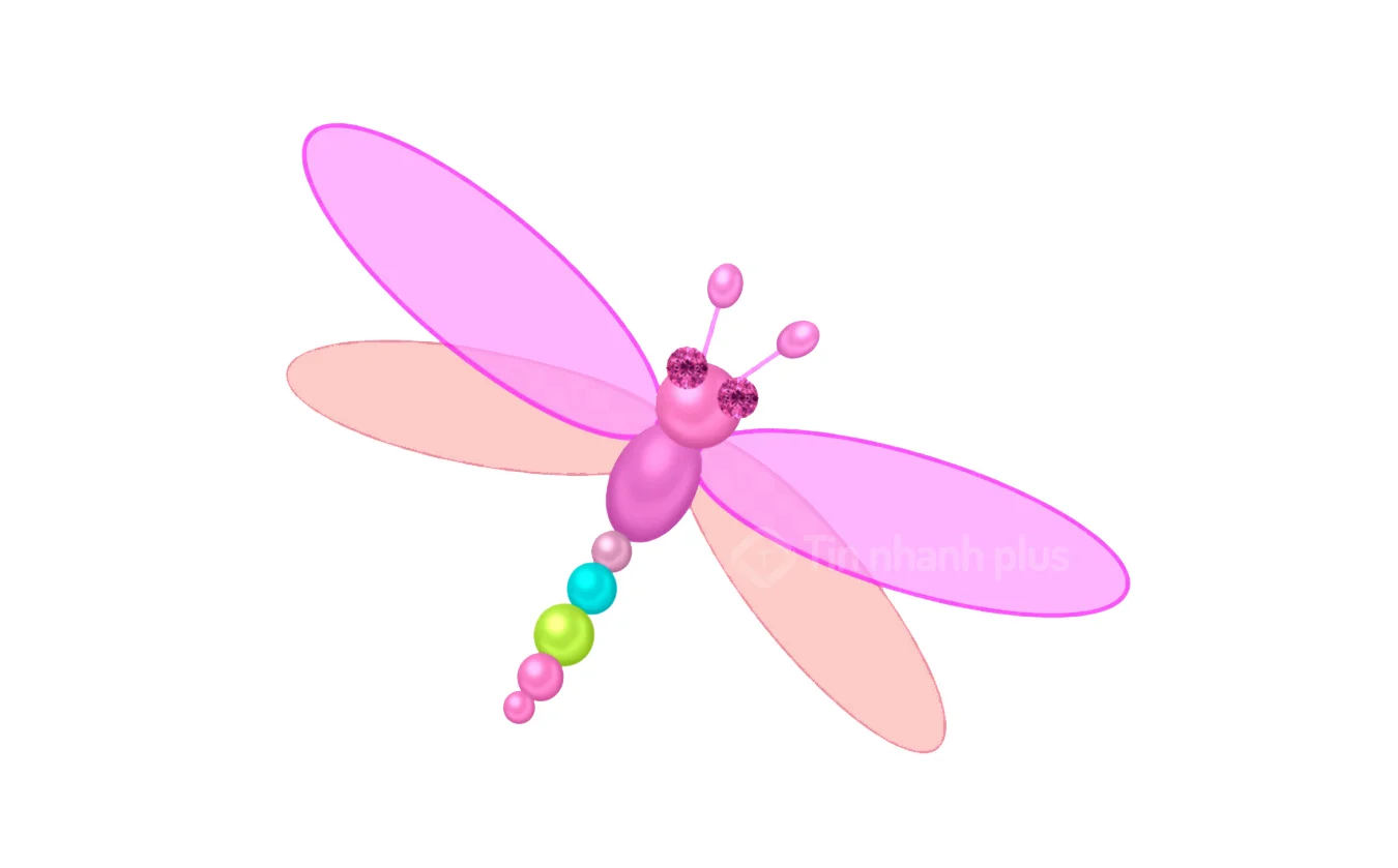 hình vẽ con chuồn chuồn